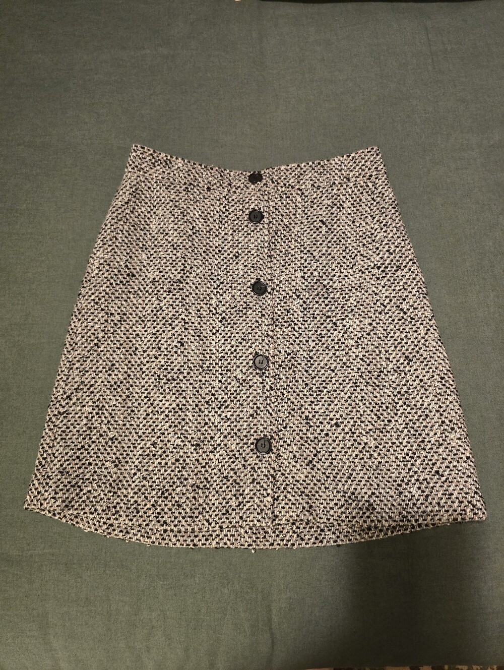 NWT Button Front Mini Skirt